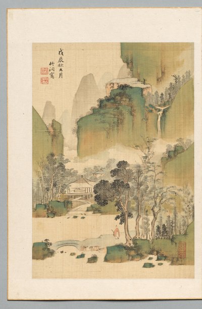 Paisagem, 1808. de Chikuto Nakabayashi