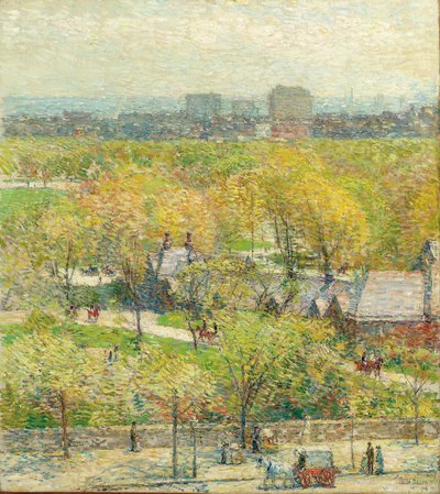 Do outro lado do Parque de Childe Frederick Hassam