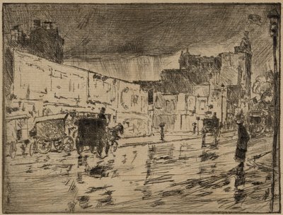 Outdoors, Nova York de Childe Frederick Hassam