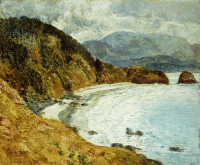 Praia Ecola, Oregon de Childe Frederick Hassam