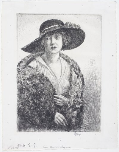 Mlle Erminie Gagnon de Childe Frederick Hassam