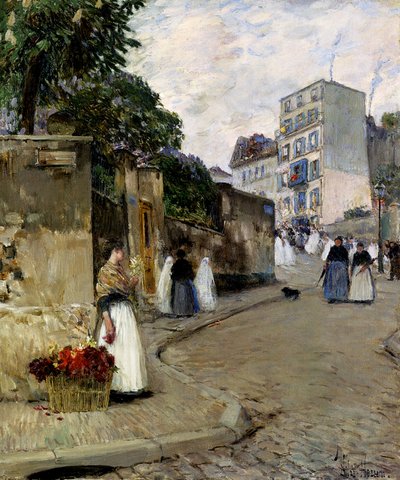 Montmartre, Paris de Childe Frederick Hassam