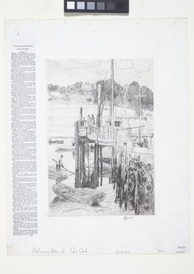 Doca de Palmer (gravura) de Childe Frederick Hassam