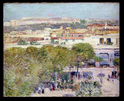 Place Centrale e Fort Cabanas, Havana de Childe Frederick Hassam