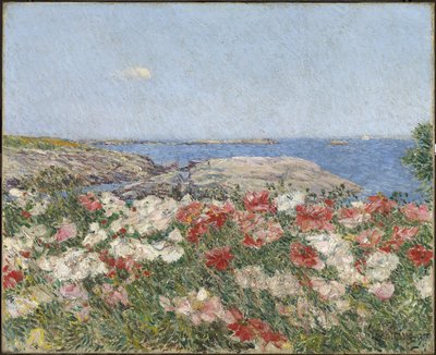 Papoilas nas Ilhas dos Shoals de Childe Frederick Hassam