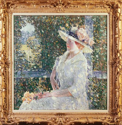 Retrato da senhorita Weir de Childe Frederick Hassam