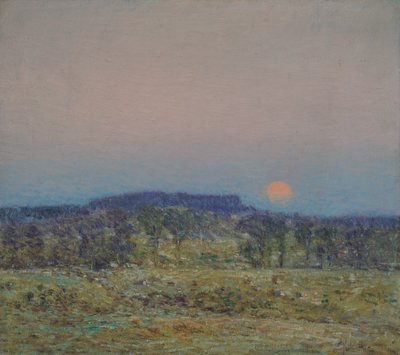 Setembro Moonrise de Childe Frederick Hassam