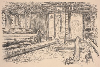 Spar Shop, Gloucester de Childe Frederick Hassam