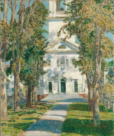 A Igreja em Gloucester de Childe Frederick Hassam