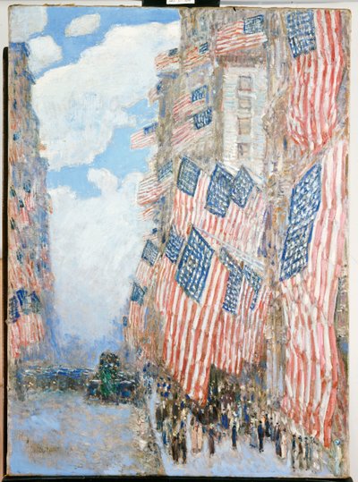 O 4 de Julho de Childe Frederick Hassam