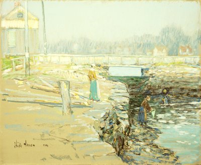A Barragem do Moinho, Cos Cob de Childe Frederick Hassam
