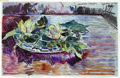 Tulipas em uma tigela de Childe Frederick Hassam