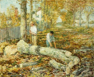 Lenhadores (O Velho Olmo) de Childe Frederick Hassam