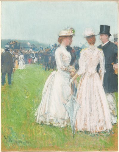 No Grande Prêmio de Paris (No Grande Prêmio de Paris) de Childe Hassam