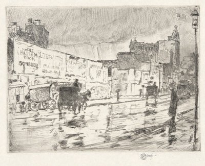 Outdoors de Childe Hassam