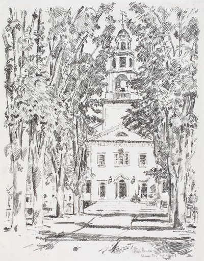 Igreja colonial, Gloucester de Childe Hassam