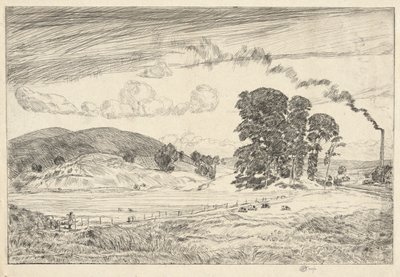 Danbury Hills, 1920 de Childe Hassam