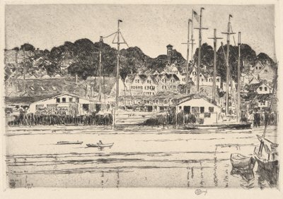 Gloucester, Inner Harbor, 1919 de Childe Hassam