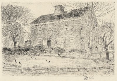 Lar doce lar, nº 2, Easthampton, 1923 de Childe Hassam
