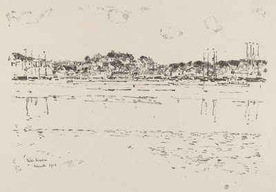 Porto Interior de Childe Hassam