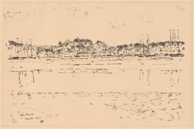 Porto Interior de Childe Hassam