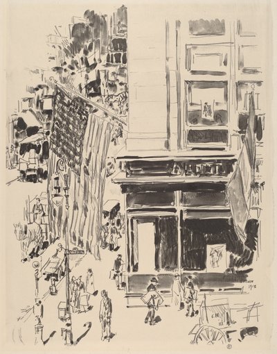 Rua Lafayette de Childe Hassam