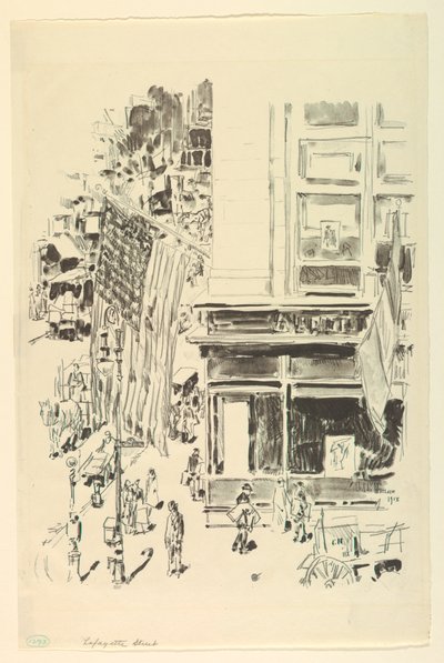 Rua Lafayette de Childe Hassam