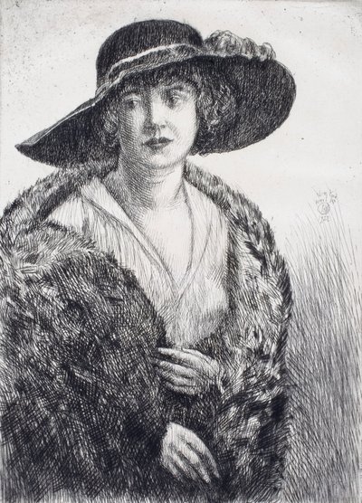 A Srta. Erminie Gagnon de Childe Hassam