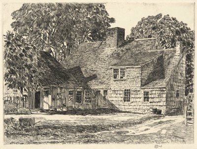 Old Dominy House, Easthampton de Childe Hassam