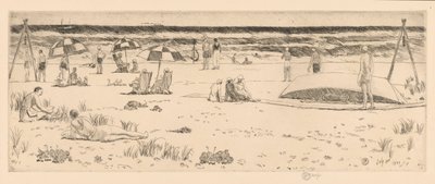 O clube de praia, Easthampton de Childe Hassam