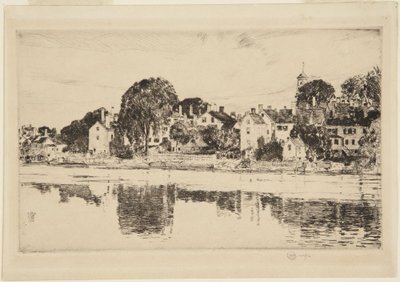 The Chimneys, Portsmouth, 1915 de Childe Hassam