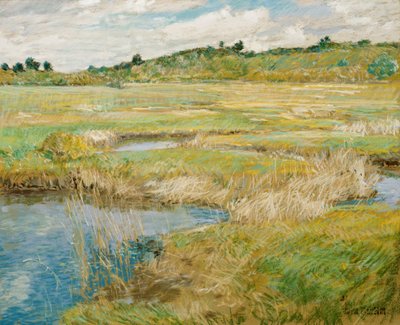 O prado de Concord de Childe Hassam