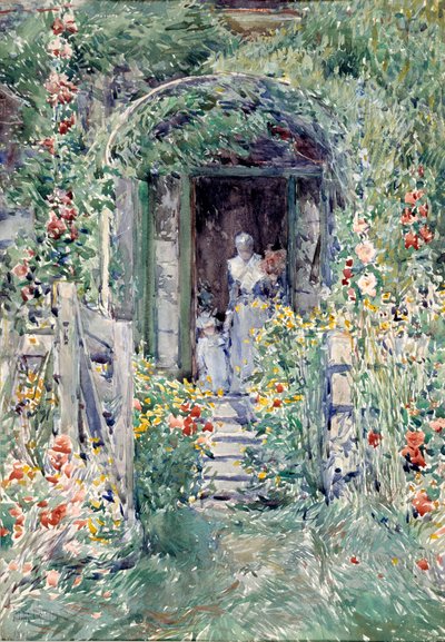 O jardim na sua glória de Childe Hassam
