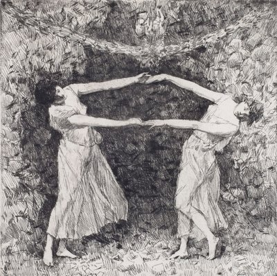 A dança do loureiro de Childe Hassam