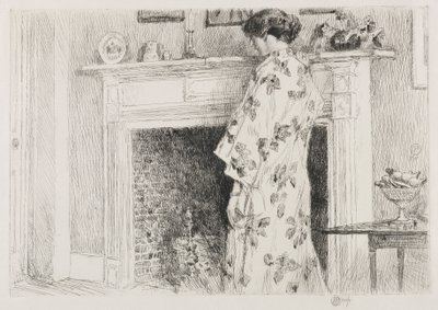 O Quimono Branco de Childe Hassam