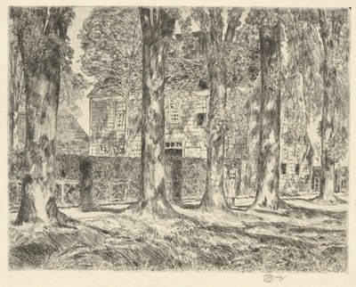 Aldeia Elms, 1923 de Childe Hassam