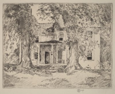 Quartel-general de Washington perto de Valley Forge de Childe Hassam