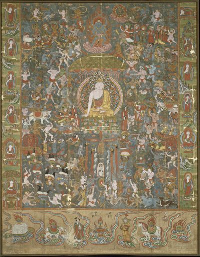 Buda Shakyamuni, início do século 10. de Chinese Master.