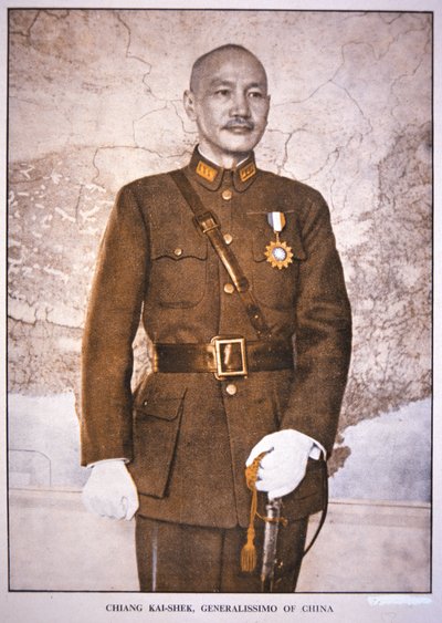 Generalissimo Chiang Kai-Shek (foto) de Chinese Photographer