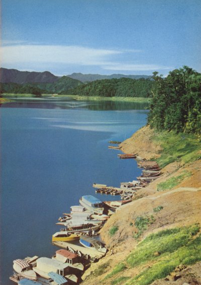 Taiwan: Barcos no Lago Sun Moon de Chinese Photographer