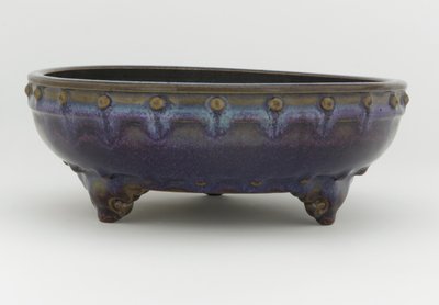 Bacia de bolbo com numeral inciso 1, 14º ou 18º século (cerâmica) de Chinese School