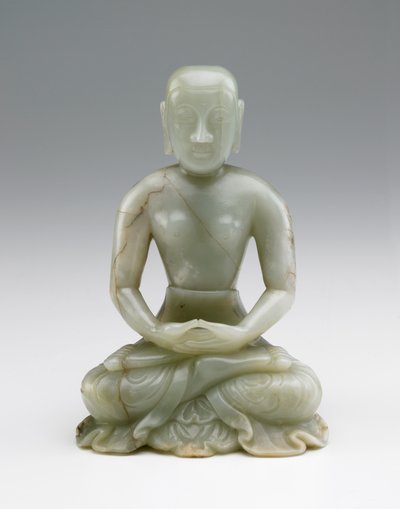 Escultura do Buda Shakymuni como um asceta, séculos 17 a 18 de Chinese School