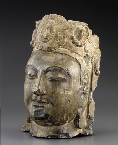 Chefe do Período de Divisão do Bodhisattva Mahasthamaprapta (Ta-shih-chih), 550-577 de Chinese School