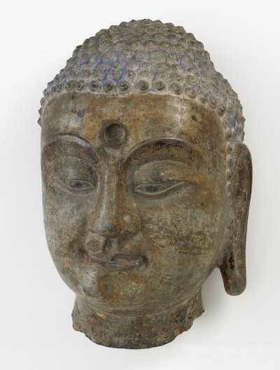 Chefe do Buda, Período de Divisão, 550-577 (calcário) de Chinese School