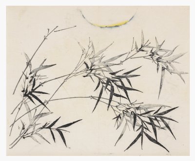 Ten Bamboo Series, século 18 de Chinese School