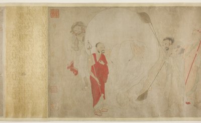 Lavando o elefante branco, dinastia Ming de Chinese School