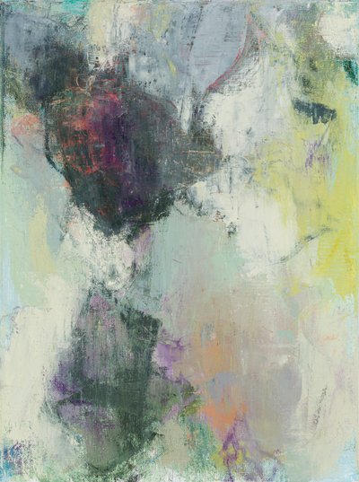 Composição abstrata, 2020,Série charnecas, óleo sobre tela de Ching Fun Tso