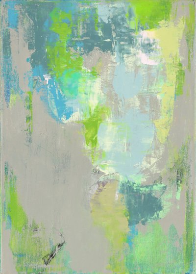 Composição abstrata VIII, 2023 (óleo sobre tela de linho) de Ching Fun Tso