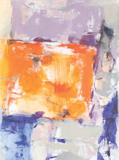 Composição abstrata, série Vipassana, 2018 de Ching Fun Tso