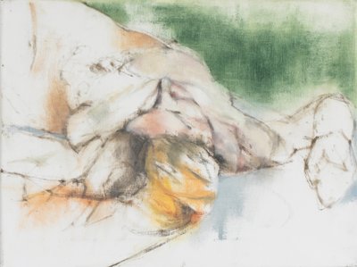 Maria, estudo de pintura de vida, 2018, (óleo sobre tela de linho) de Ching Fun Tso